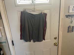 Nike Livestrong Dri-Fit Training Shorts Gray and Burgundy